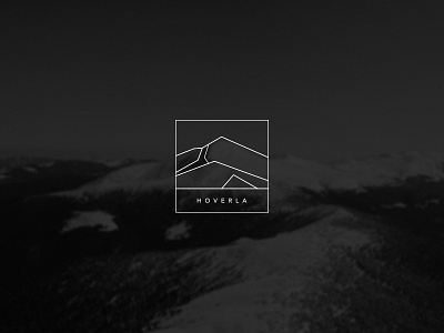 Hoverla branding icons logo minimal