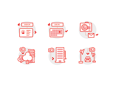 Lente icons icons illustration minimal