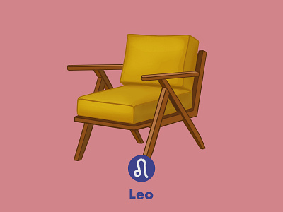 Product Illustration for Zodiac Signs - Leo illustration photoshop procreate app