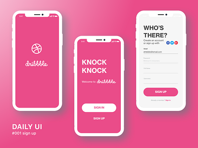 Daily UI #001 Sign Up