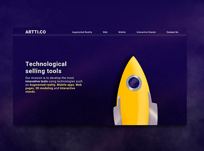 ARTTI.CO UX/UI Concept adobe xd animation illustration interaction motiongraphics prototype