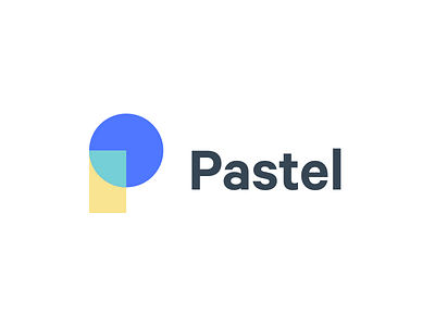 Pastel branding design logo