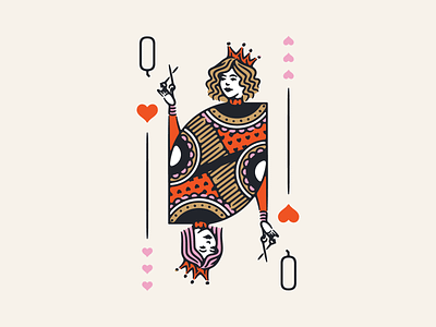 queen card design