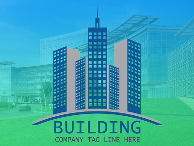 Building Logo Design branding design illustration logo photoshop