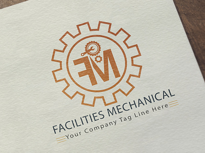 Mechanical Logo design adobe illustrator adobe photoshop branding design logo