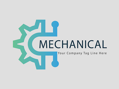 Mechanical Logo design adobe illustrator adobe photoshop branding design logo