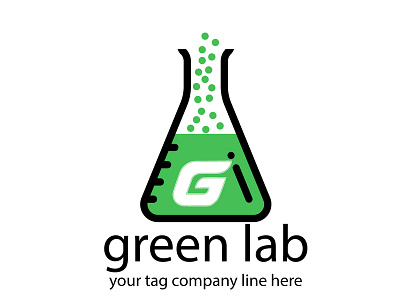 Green Lab Logo app biology chemical eco education environment equipment green health innovation lab laboratory leaves medical medicine nature pharmacy research science tech