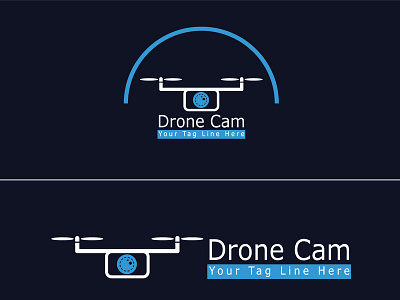 Drone Cam logo eye fly flying high hobby logo model modern psd remote shop