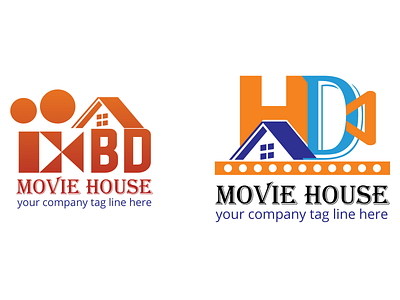 Movie House logo design