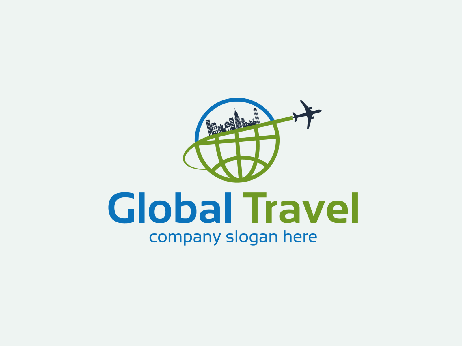 Global Travel Logo Design By Faysal Mahmud On Dribbble