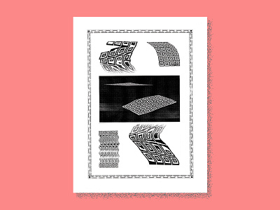 chopsticks design poster scanner shapes square study