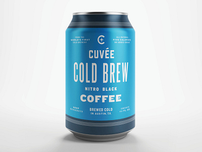this can couldn't austin beer branding can coffee cold brew design identity packaging typography
