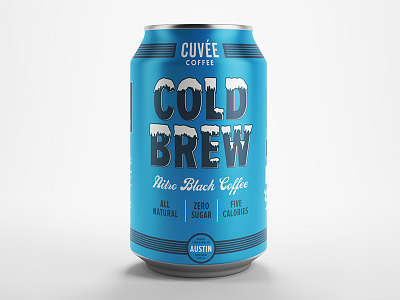 this can also could not austin branding coffee cold brew design identity packaging typography