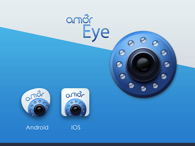 amorEye app camera design icon security ui