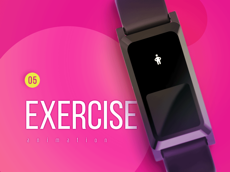 Exercise activity app design health icon notification sport ui watch