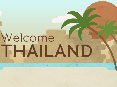 Thai Blog Graphic hootsuite palm trees sun thai