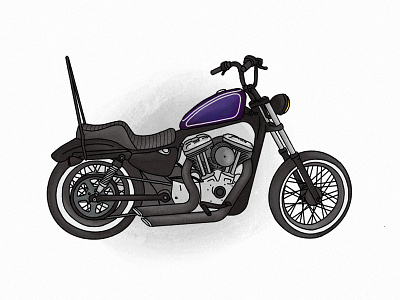 Black Cherry - 2008 Harley Sportster harley harley davidson motorcycle purple sportster