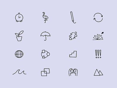 Sketch Style Iconography