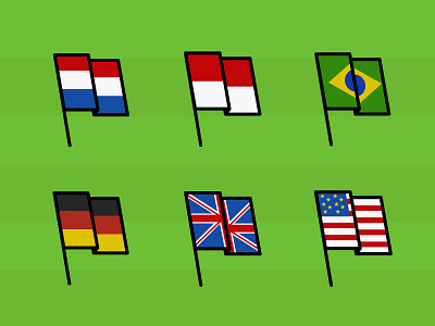 World Cup Flags brazil cup flags germany indo uk usa world