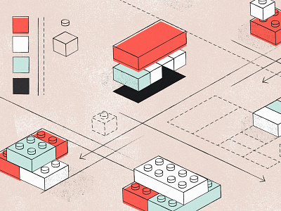 How to get buy-in for building a design system abstract blog bricks design system illustration lego planning
