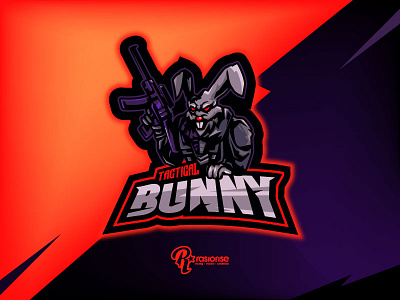 Tactical Bunny Mascot Logo