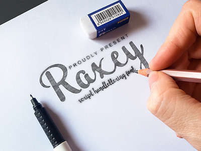Raxey font business holiday pen san script serif typeface unique