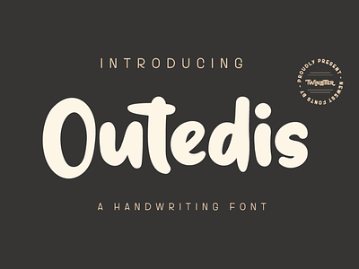 Outedis branding design graphic design header illustration lettering logo san serif script stylish trendy typeface