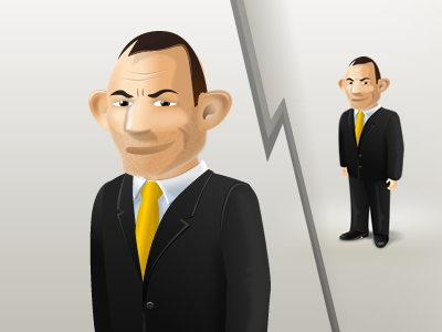 Tony Abbott caricature