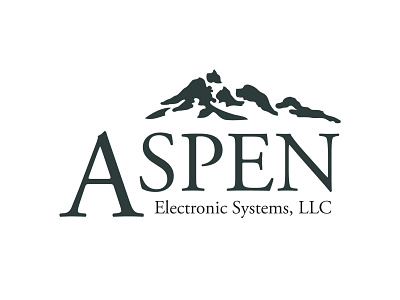 Aspen Logo flat identity logo mountains soundboard