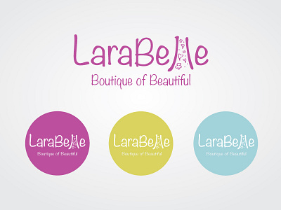 LaraBelle #1 clothing fashion girls identity kids logo