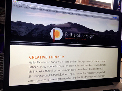 Pathsofdesign css3 hire me html5 javascript paralax web design web development