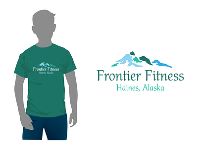 Frontier Fitness alaska fitness gym identity logo