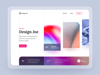 Design Joe - Design Agency Landing Page