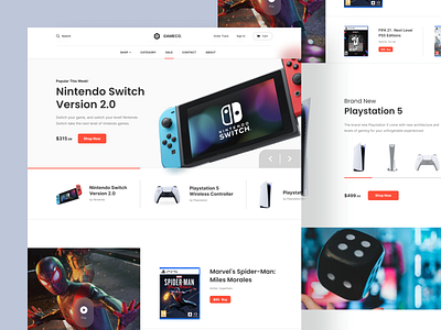 Gameco - Game Shop Landing Page
