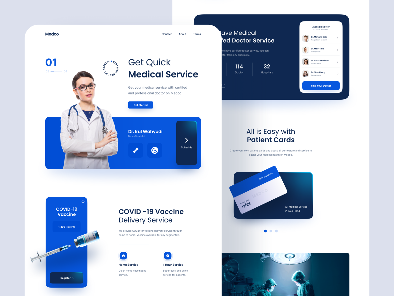 Medco Medical Service Landing Page By Fauzi Akmal For Keitoto On Dribbble 3579