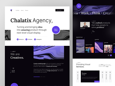 Chalatix - Creative Design Agency Landing Page