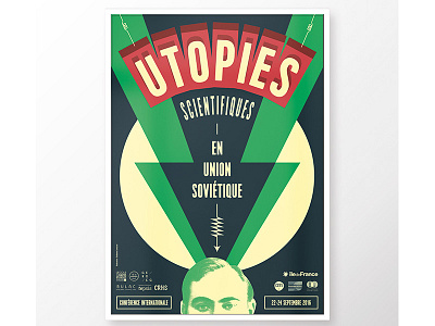 Poster "Utopies Scientifiques en Union Soviétique"