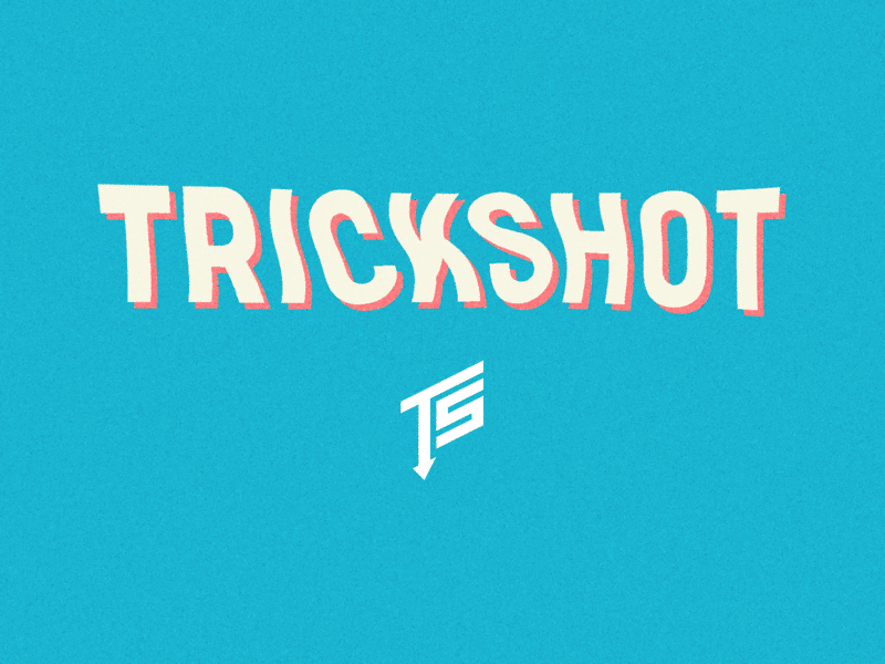 Trickshot Wallpapers animation branding design flat identity lettering minimal type typography website