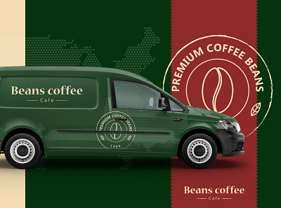 Beans Coffee Cafe - Branding advertising brand branding coffee brand graphic design