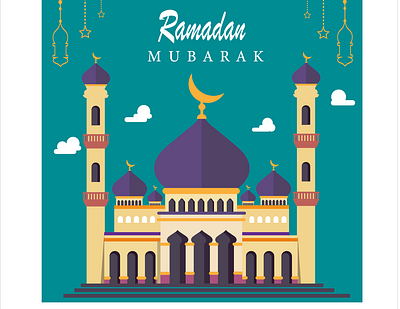 Ramadhan Mubarak abstract arabic artist beauty card islamic islamicart mosque purple ramadan card ramadan kareem ramadan mubarak ramadhan vector