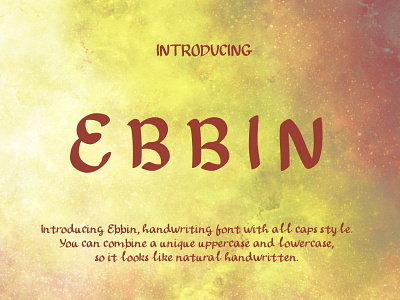 Ebbin Curl Font