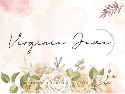 Virginia Java Font written