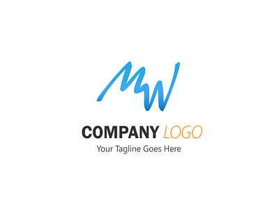 MW animation branding design art flat follow icon illustration illustrator like logo logodesign m logo mark vector w logo