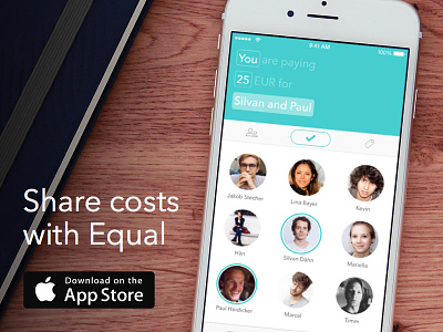 Equal is live! app apple apps design equal finance ios ios8 iphone payment sketch ui