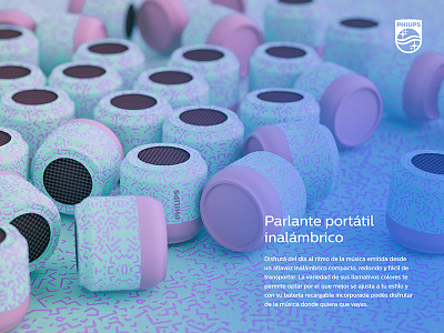 Wireless Portable Speaker Bt50a00 cinema4d experimental octane philips render