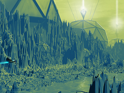 Practice work concept art digitalart digitalartist environmental design game art illustration sci fi sciencefiction