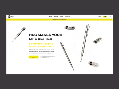 HSC 3d branding graphic design logo ui