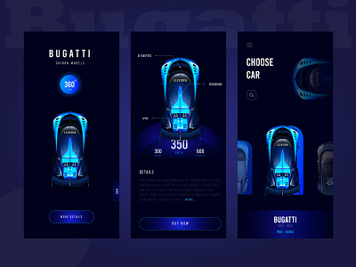 CAR SHOP APP UI. 3d app car design icon productdesign shop typography ui ux vector