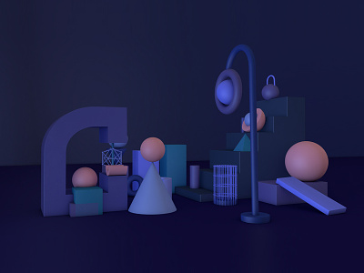 Playing With 3D Abstract Shape in Cinema 4D