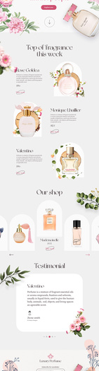 Perfume Ecommerce Website Design by Saad for Musemind UI/UX Agency on ...